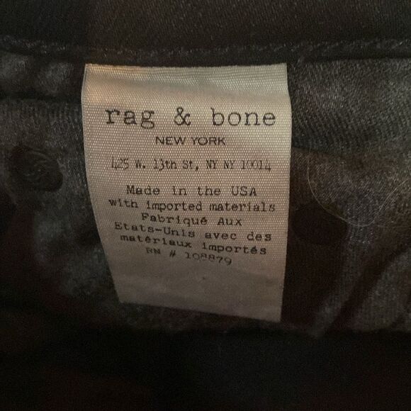 #133 RAG & BONE Stiletto Bootcut Jeans *Size 27 - Picture 8 of 9